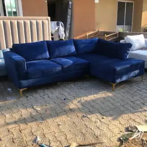 L-Shaped Fabric Sofa Can Come in Colors of Your Choice