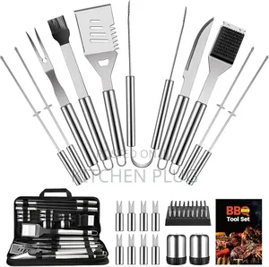 This Is a 22-Piece BBQ Grill Accessories Set.