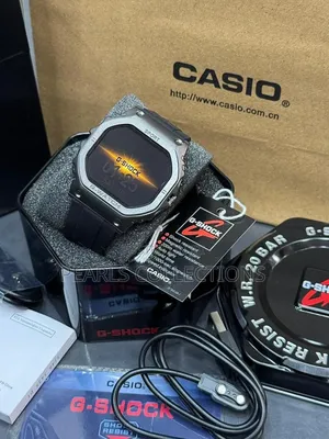 G-Shock Leather/Chain Smartwatch