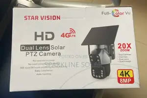 Sparkline Quality Affordable 8mp Dual Lens Solar PTZ Camera