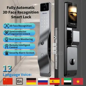 Biometric Face Scanning Digital Keypad Smart Door Lock