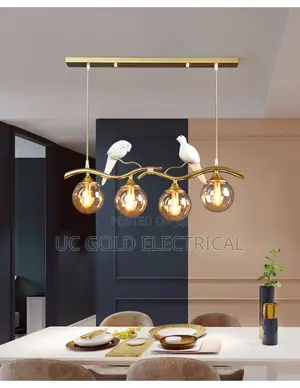 Modern Scandinavian Bird Kitchen Glass Chandelier Lighting