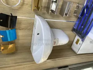 White Wall-Mounted Sink