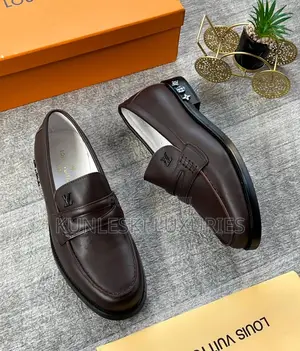 Original Louis Vuitton Classic Loafers Shoes for Men