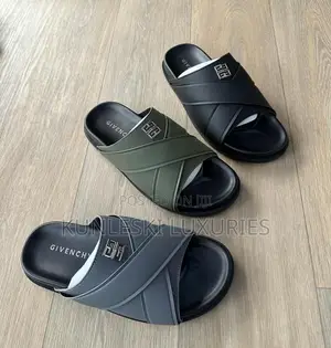Original Givenchy Matured Leather Slippers for Men
