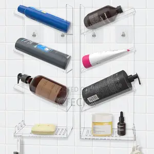 Acrylic Shower Caddy, Rust Proof 2 Pack Shower Organisers