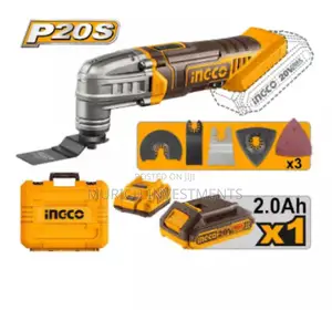 Ingco 20v Cordless Oscillating Multi-Tool + 8pcs Accessory