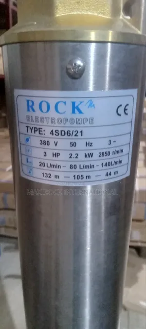 3hp 3phase 380v Rock Submersible Electric Pump Italian Technology
