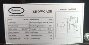 Teknocool Showcase Refrigerator