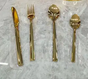 Usa Golden Spoon Fork Knife