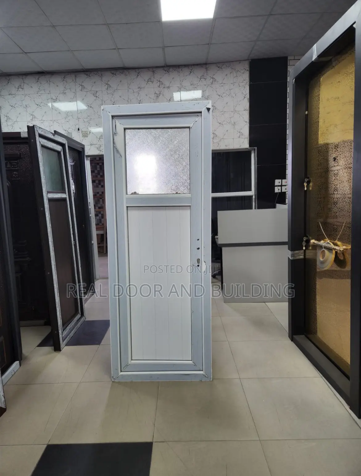 Solid Turkish P.V.C Bathroom Door.