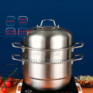 Stainless Steel 3 Layer Thickened Steamer Soup Pot Suitable