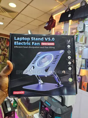 Laptop Stand With Electric Fan