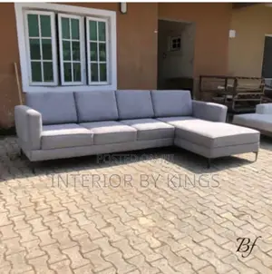 L-Shaped Fabric Sofa Can Be Made in Preferred Colors