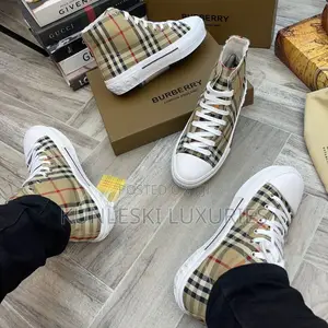 Original Burberry Fall Winter 2025 High Top Sneakers