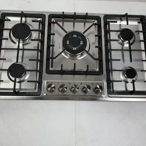 5 Burner Stainless Builtin Gas Hub