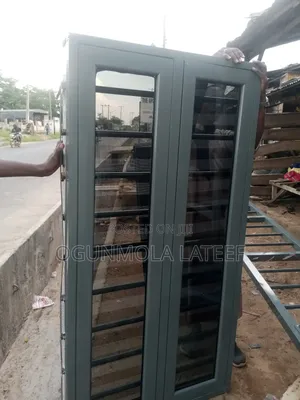 Casement Window Aluminum With Net and Burglary