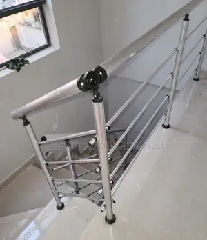 Aluminium Handrail Black Sliver