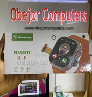 Smartbarry Sm401 Smartwatch With Bt and Health Tracker