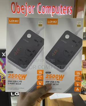 Ldnio Sc3412 20w 3sockets/3usb Ports Power Strip