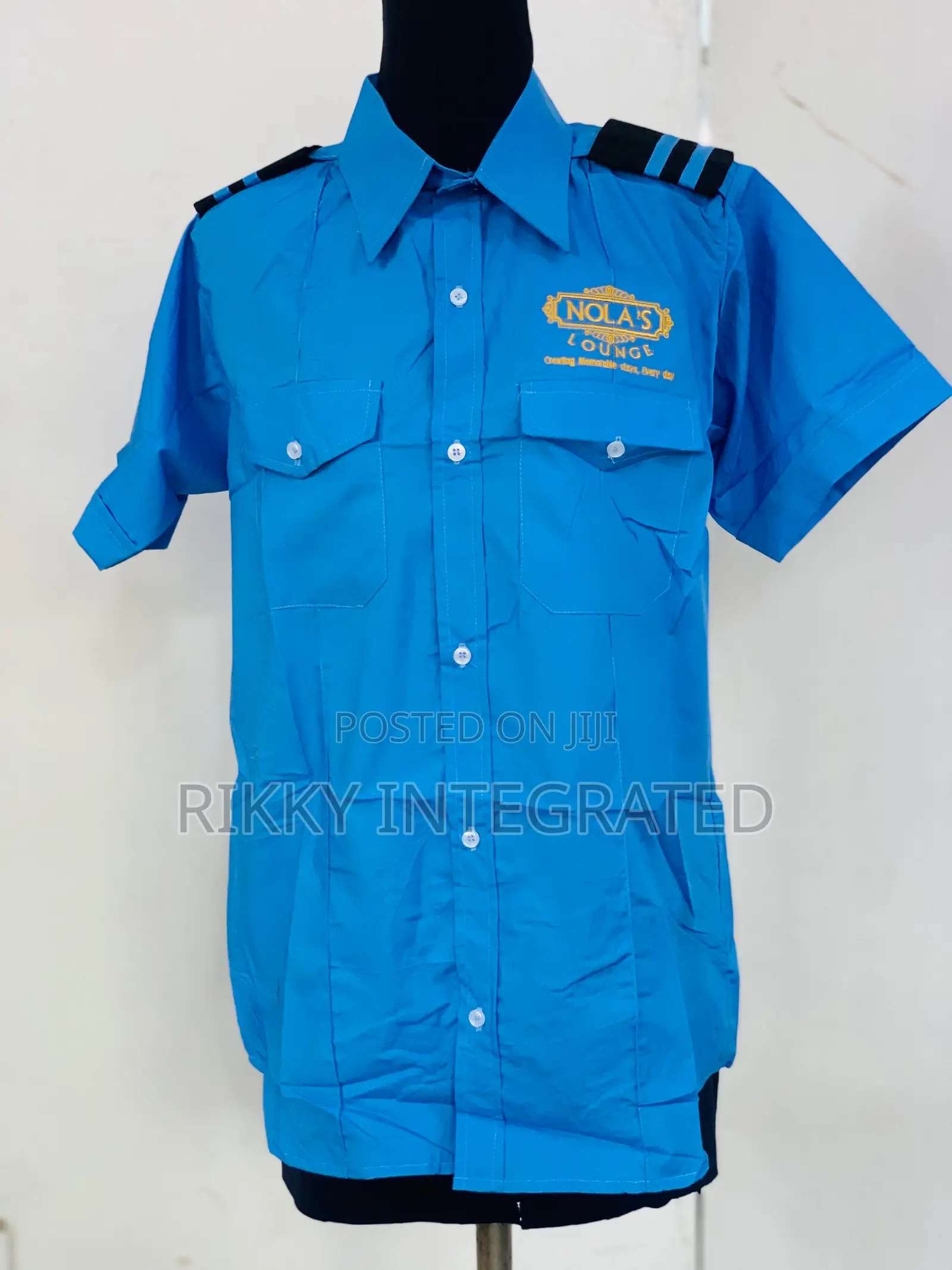 Heat Transfer Printed Security Uniforms T-Shirts