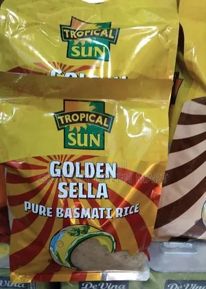 Tropical Sun Golden Sella Basmati Rice 5kg × 4