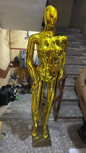 Brand New Size 12 Gold Chrome Female Mannequin