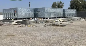 300,000 Litres HDG Pressed Steel Water Tank
