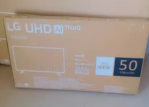 New Lg 50 Inches Smart Tv (Frameless)