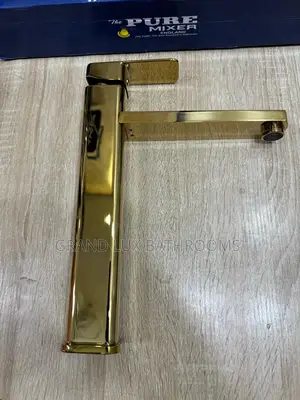 Luxury Gold Basin Mixer Tap – The Pure Mixer (England)