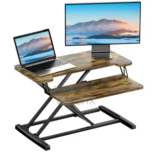 Adjustable Height Converter Dual-Tier Stand Up Workstation