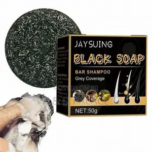 Jaysuing Black Thick Strengthening Hair Care Soap