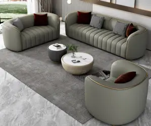 7 Sitters of Round Shap Gray Chair. Design
