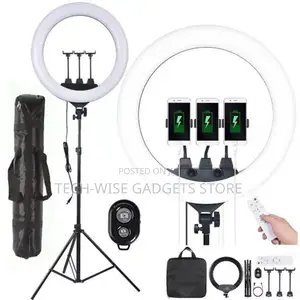 10-Inch Led Ring Light With a Tripod Stand