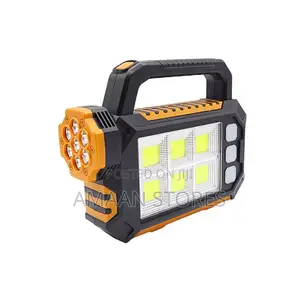 Solar Power Torchlight With Power Bank