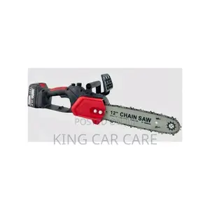 Battery Powered 12” Chainsaw With Double 88v Battery
