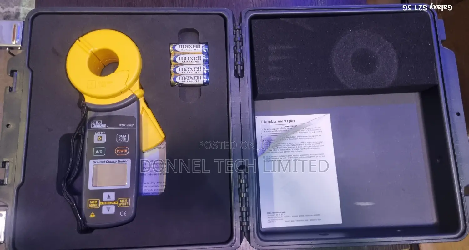 Ideal Earth Clamp Meter