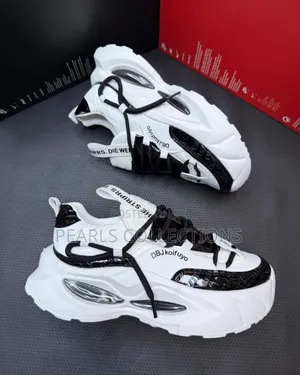 Black and White Sneakers for Men and Women
