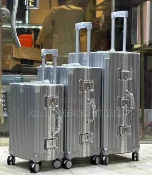 Set of 3 Aluminum Luxury Luggage Boxes