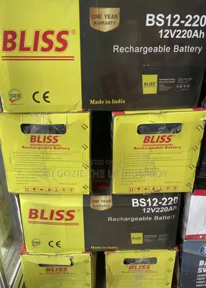 220ah - 12v Bliss Solar SMF Battery Is Available in Stock