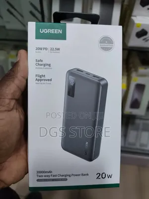 Ugreen 20,000mah 20w Pd Power Bank
