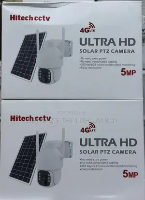4glte Ultra Hd 5мр Hitech CCTV Solar Camera Is Available