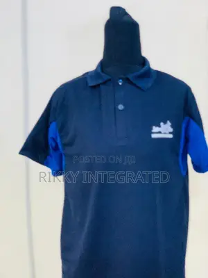 Flock Printed Polo Shirts for Sport Wears