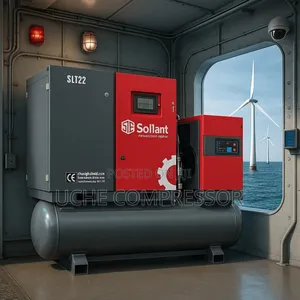 Screw Air Compressor 22kw 30hp 10bar Original One