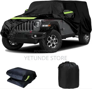 Waterproof Car Cover for Jeep Wrangler 4 Door, All Weather