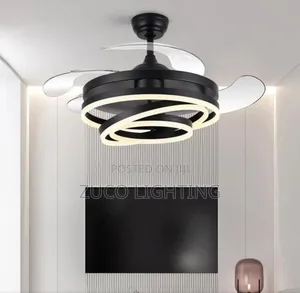 Model Led Chandelier Light With Ceiling Fan