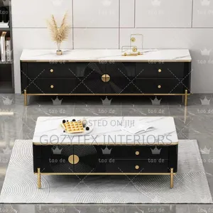 Marble Top Centre Table and Tv Stand