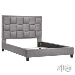 Woven Blocks Upholstered Bed Frame 4.5