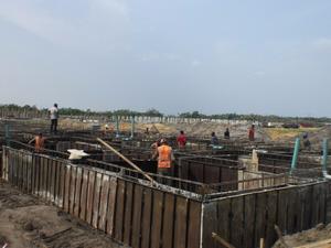 Formwork Experts In Lekki Axis, Raft Foundation Using Steel Shutters