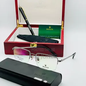 Rolex Brand Silver / Gold Color Eyeglasses Titanium K-226253